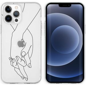iMoshion Design hoesje voor de iPhone 13 Pro - Hand - Transparant