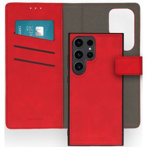 iMoshion Uitneembare 2-in-1 Luxe Bookcase voor de Samsung Galaxy S24 Ultra - Rood