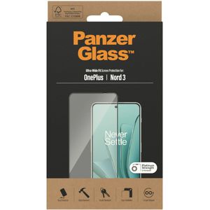 PanzerGlass Ultra-Wide Fit Anti-Bacterial Screenprotector voor de OnePlus Nord 3