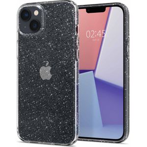 Spigen Liquid Crystal Glitter Backcover voor de iPhone 14 - Transparant