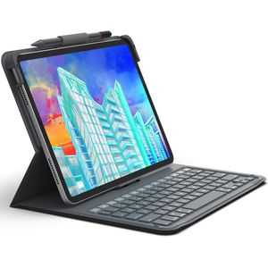 ZAGG Messenger Folio 2 Keyboard Case voor de iPad 10 (2022) 10.9 inch - Charcoal