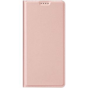 Dux Ducis Slim Softcase Bookcase voor de Xiaomi Redmi Note 12 Pro Plus - Rosé Goud