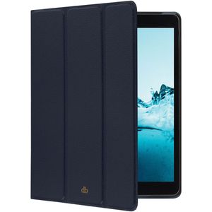 dbramante1928 Milan Bookcase voor de iPad 9 (2021) 10.2 inch / iPad 8 (2020) 10.2 inch / iPad 7 (2019) 10.2 inch - Pacific Blue
