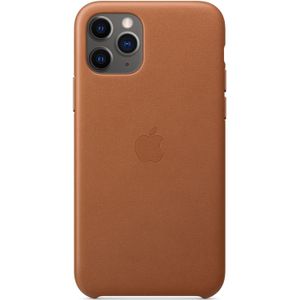 Apple Leather Backcover voor de iPhone 11 Pro - Saddle Brown