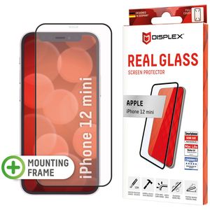 Displex Screenprotector Real Glass Full Cover voor de iPhone 12 Mini