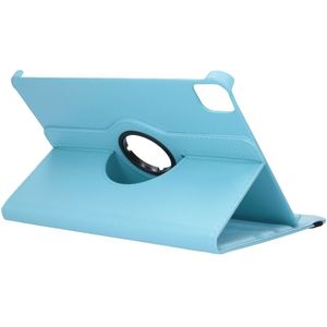 iMoshion 360° draaibare Bookcase voor de iPad Air 11 inch (2024) M2 / Air 5 (2022) / Air 4 (2020) / Pro 11 (2018 - 2020) - Turquoise
