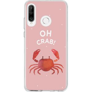 Design Backcover voor de Huawei P30 Lite - Oh Crab