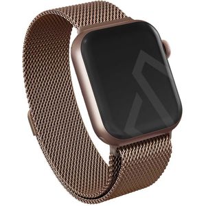 Burga Milanees bandje voor de Apple Watch Series 1-9 / SE / Ultra (2) - 42/44/45/49mm - Rosé Goud