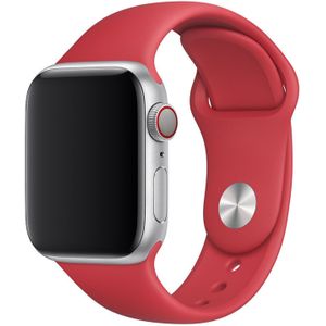 Sport Band voor Apple Watch Series 1-9 / SE / Ultra (2) - 42/44/45/49 mm  - Red