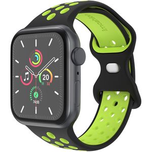 iMoshion Sport⁺ bandje voor de Apple Watch Series 1-9 / SE / Ultra (2) - 42/44/45/49 mm - Maat M/L - Black Volt
