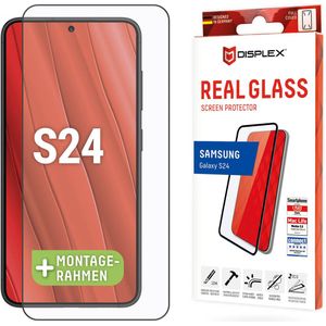 Displex Screenprotector Real Glass Full Cover voor de Samsung Galaxy S24