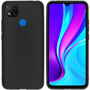 iMoshion Color Backcover voor de Xiaomi Redmi 9C - Zwart