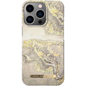 iDeal of Sweden Fashion Backcover voor de Apple iPhone 13 Pro - Sparkle Greige Marble