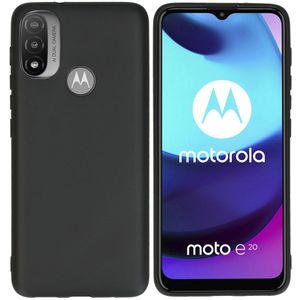 iMoshion Color Backcover voor de Motorola Moto E20 - Zwart