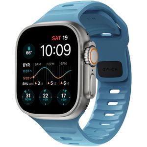Nomad Sport band FKM voor de Apple Watch Series 1-9 / SE / Ultra (2) - 42/44/45/49 mm - Electric Blue