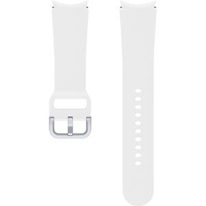 Originele Sport Band voor de Samsung Galaxy Watch 4 / 5 / 6 - 20 mm - M/L - Wit