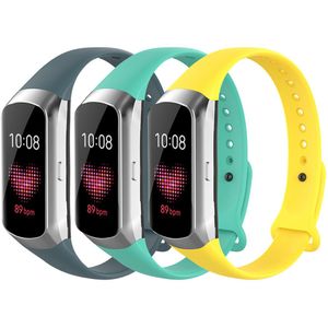 iMoshion Siliconen bandje Multipack voor de Samsung Galaxy Fit - Donkergroen / Groen / Geel