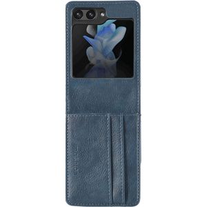 imoshion Luxe Bookcase voor de Samsung Galaxy Z Flip 5 - Donkerblauw