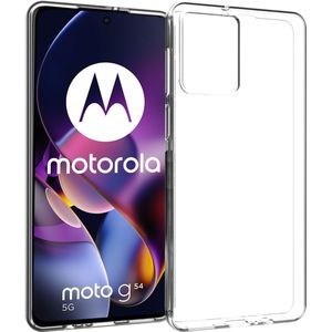 Accezz Clear Backcover voor de Motorola Moto G54 - Transparant