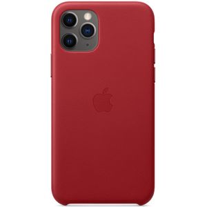 Apple Leather Backcover voor de iPhone 11 Pro - Red