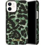 Selencia Maya Fashion Backcover voor de iPhone 12 Mini - Green Panther