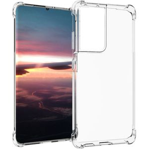 imoshion Shockproof Case voor de Samsung Galaxy S21 Ultra - Transparant