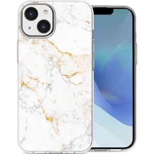 iMoshion Design hoesje voor de iPhone 14 - White Marble