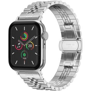 Selencia Jubilee stalen bandje voor de Apple Watch Series 1-9 / SE / Ultra (2) - 42/44/45/49 mm - Zilver