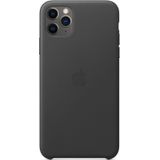 Apple Leather Backcover voor de iPhone 11 Pro Max - Black