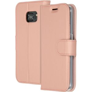 Accezz Wallet Softcase Bookcase voor Samsung Galaxy S7 - Rosé goud
