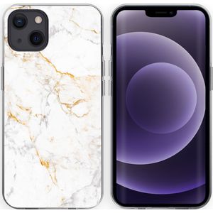 iMoshion Design hoesje voor de iPhone 13 - White Marble