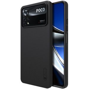 Nillkin Super Frosted Shield Case voor de Xiaomi Poco X4 Pro 5G - Zwart