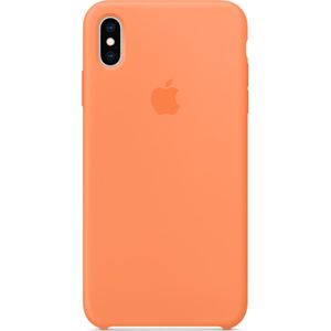 Apple Silicone Backcover voor de iPhone Xs Max - Papaya