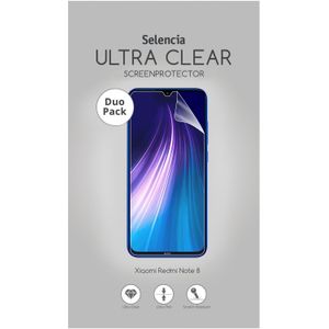 Selencia Duo Pack Ultra Clear Screenprotector voor de Xiaomi Redmi Note 8 / Note 8 (2021)