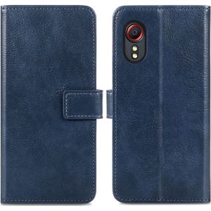 iMoshion Luxe Bookcase voor de Samsung Galaxy Xcover 5 - Donkerblauw