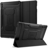 Spigen Rugged Armor Pro Bookcase voor de Samsung Galaxy Tab S9 FE Plus - Black