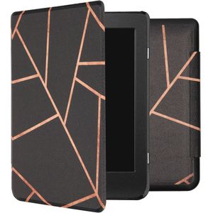 iMoshion Design Slim Hard Case Sleepcover voor de Kobo Nia - Black Graphic