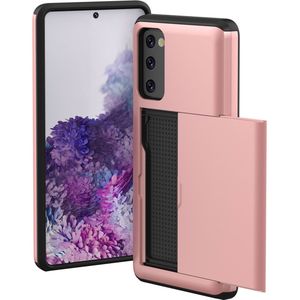 iMoshion Backcover met pasjeshouder voor de Samsung Galaxy S20 FE - Rosé Goud