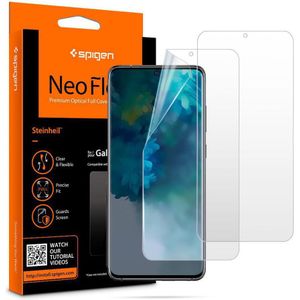 Spigen Neo Flex Screenprotector Duo Pack voor de Samsung Galaxy S20 Plus