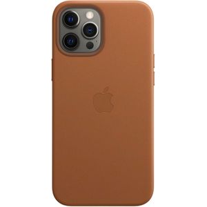 Apple Leather Backcover MagSafe voor de iPhone 12 Pro Max - Saddle Brown