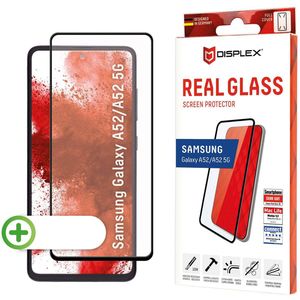Displex Screenprotector Real Glass Full Cover voor de Samsung Galaxy A52(s) (5G/4G) / A53