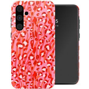 Selencia Vivid Tough Backcover voor de Samsung Galaxy A55 - Wild Spots Lipstick