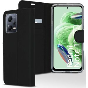 Accezz Wallet Softcase Bookcase voor de Xiaomi Redmi Note 12 / Xiaomi Poco X5 5G - Zwart