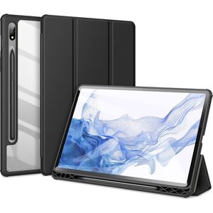 Dux Ducis Toby Bookcase voor de Samsung Galaxy Tab S8 / S7 - Zwart
