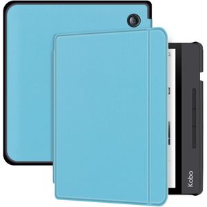 iMoshion Slim Hard Case Sleepcover met stand voor de Kobo Libra H2O - Lichtblauw