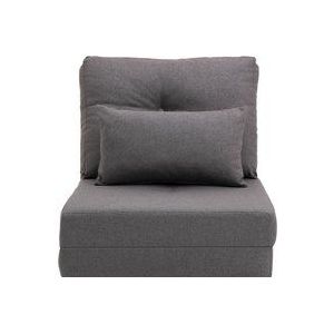 HOMCOM Bodensessel 2-in-1 Klappbett mit verstellbarer Rückenlehne, Bodensofa mit Zierkissen, Leinen, bequemes Bodensitzkissen  Aosom.de