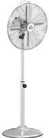 HOMCOM Standventilator 120cm höhenverstellbar 3 Geschwindigkeitsstufen verstellbarer Neigungswinkel aus Stahl in Silber  Aosom.de