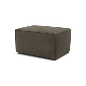 Hocker 101017, Polsterhocker, rechteckig, 80 x 60 x 43 cm (BxTxH), schlamm  Aosom