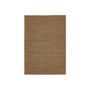 HOMCOM Teppich aus Wolle Taupe 190 x 130 x 1 cm  Aosom