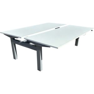 Elektrisch verstelbaar Duo Bureau Herman Miller Alu